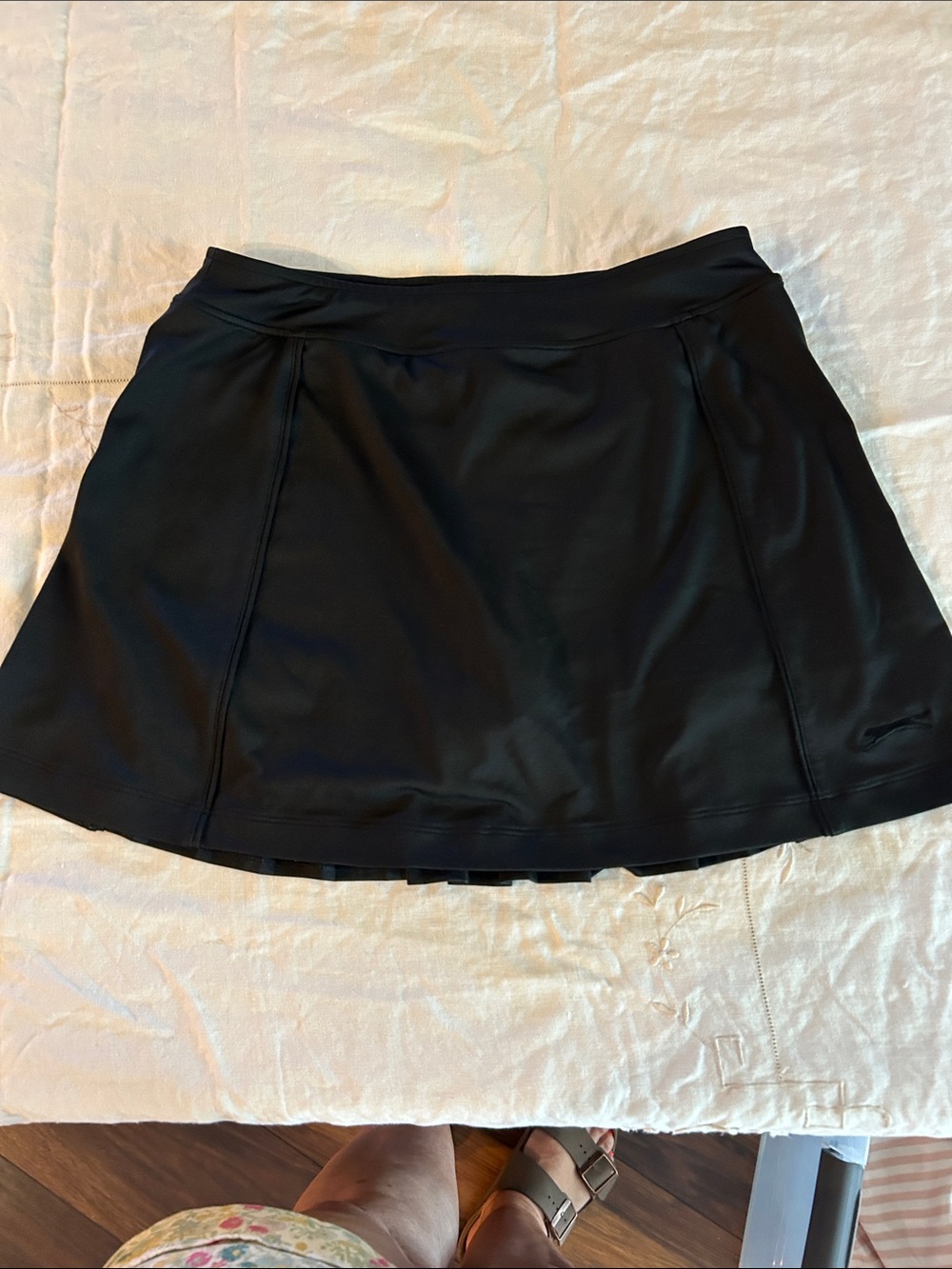 Slazenger Black Athletic Golf Skort with Built-In Shorts sz XS